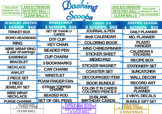 Dashing Scoops